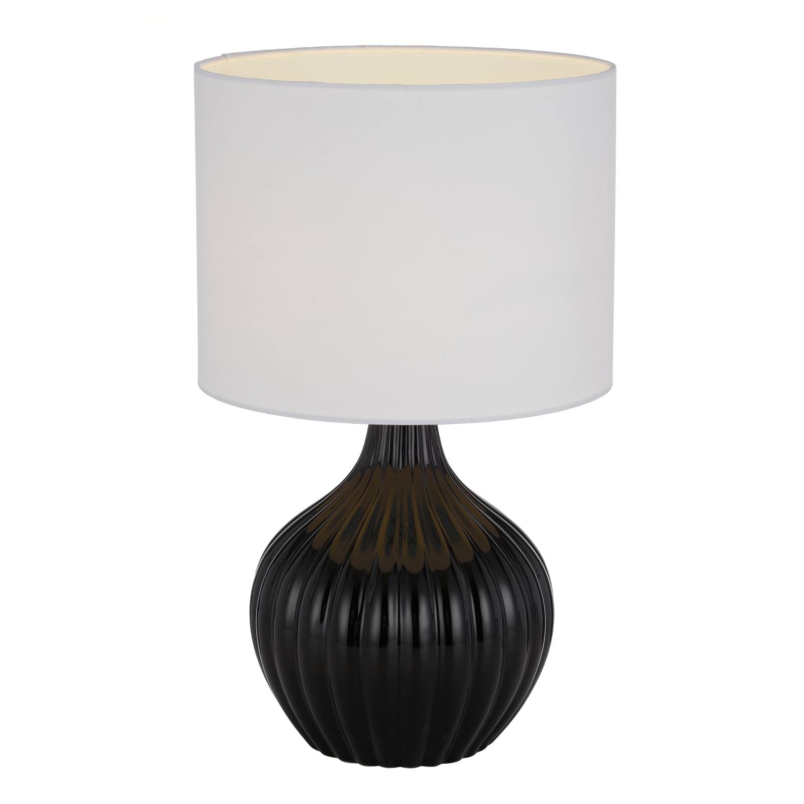 Nord Table Lamp, Black, White