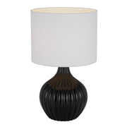 Nord Table Lamp, Black, White
