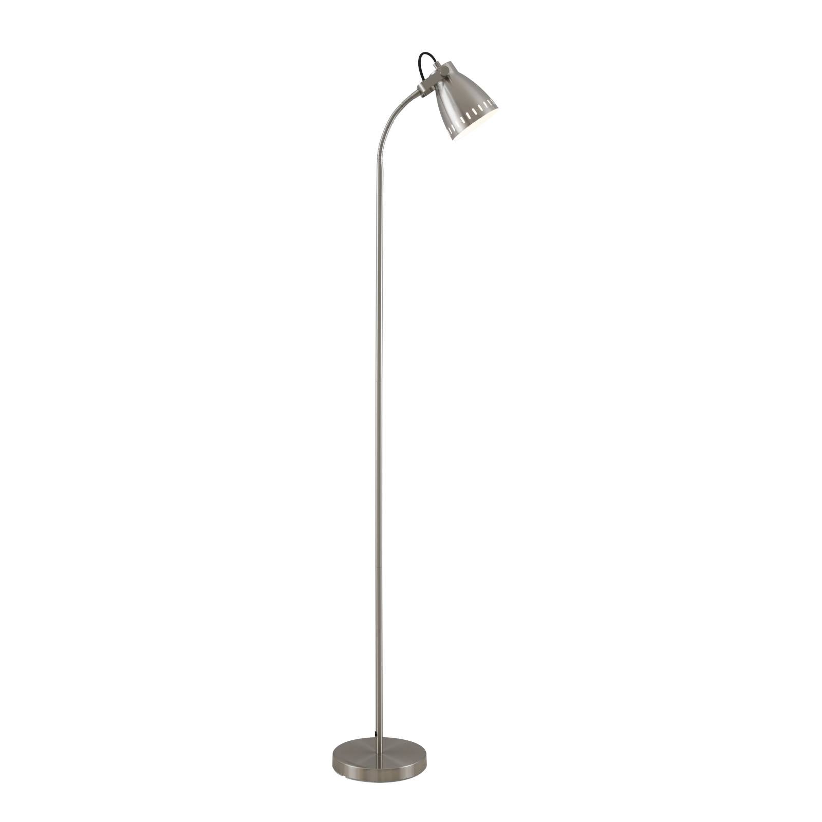 Nova Floor Lamp, Nickel