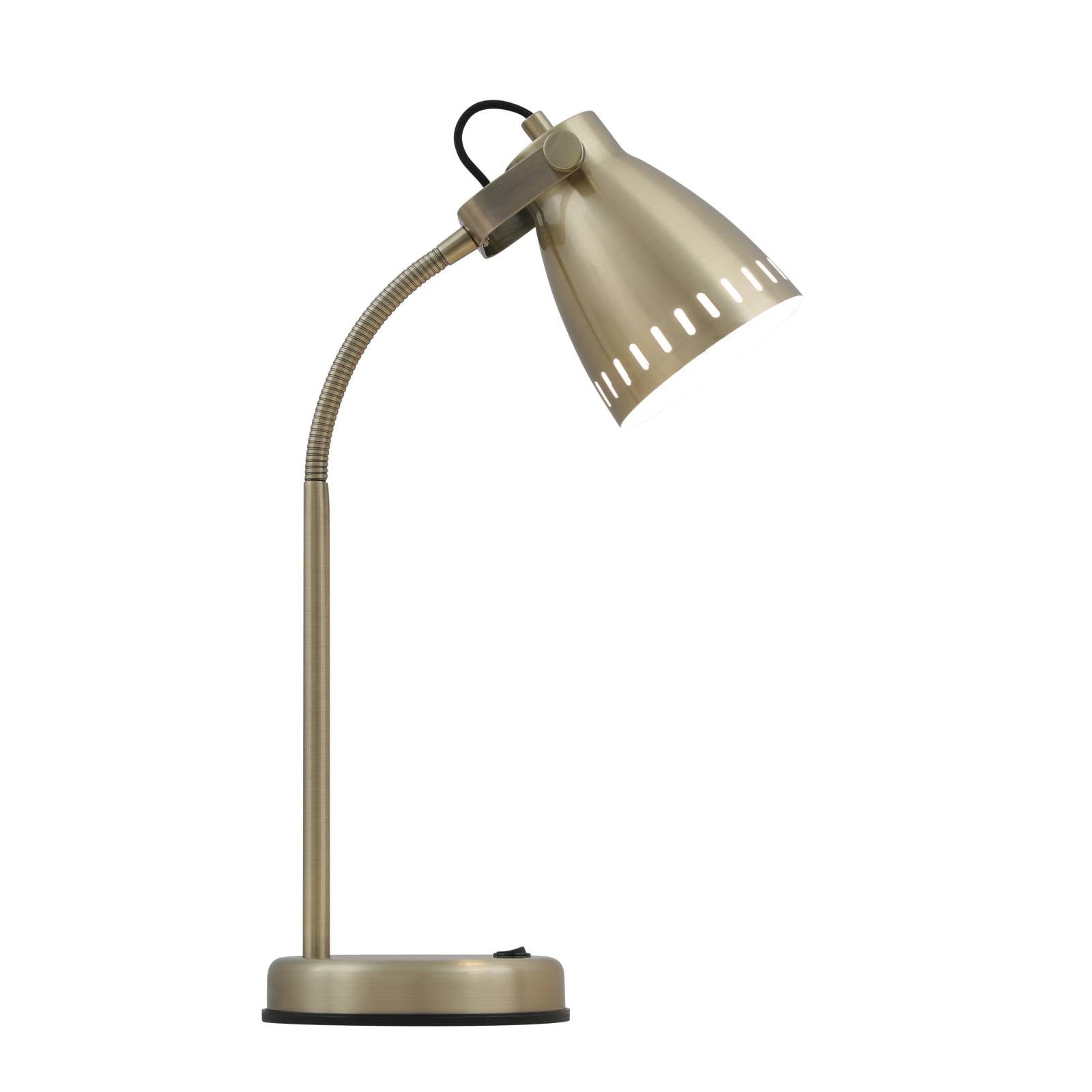 Nova Table Lamp, Antique Brass