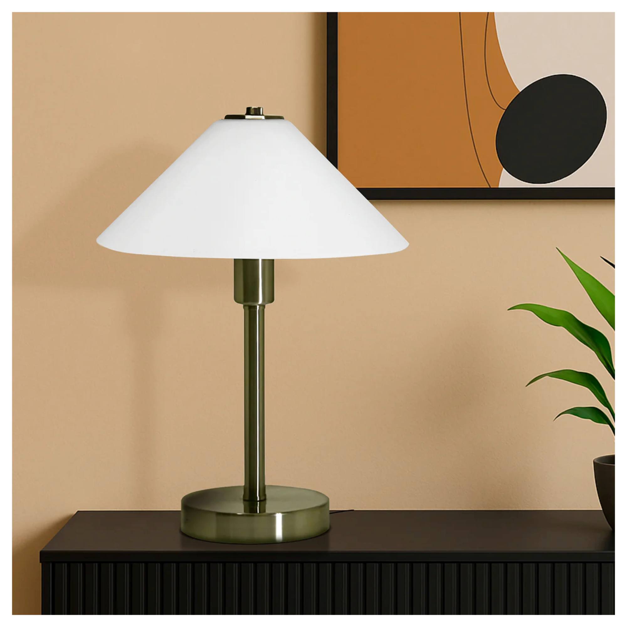 Ohio Table Lamp, Antique Brass