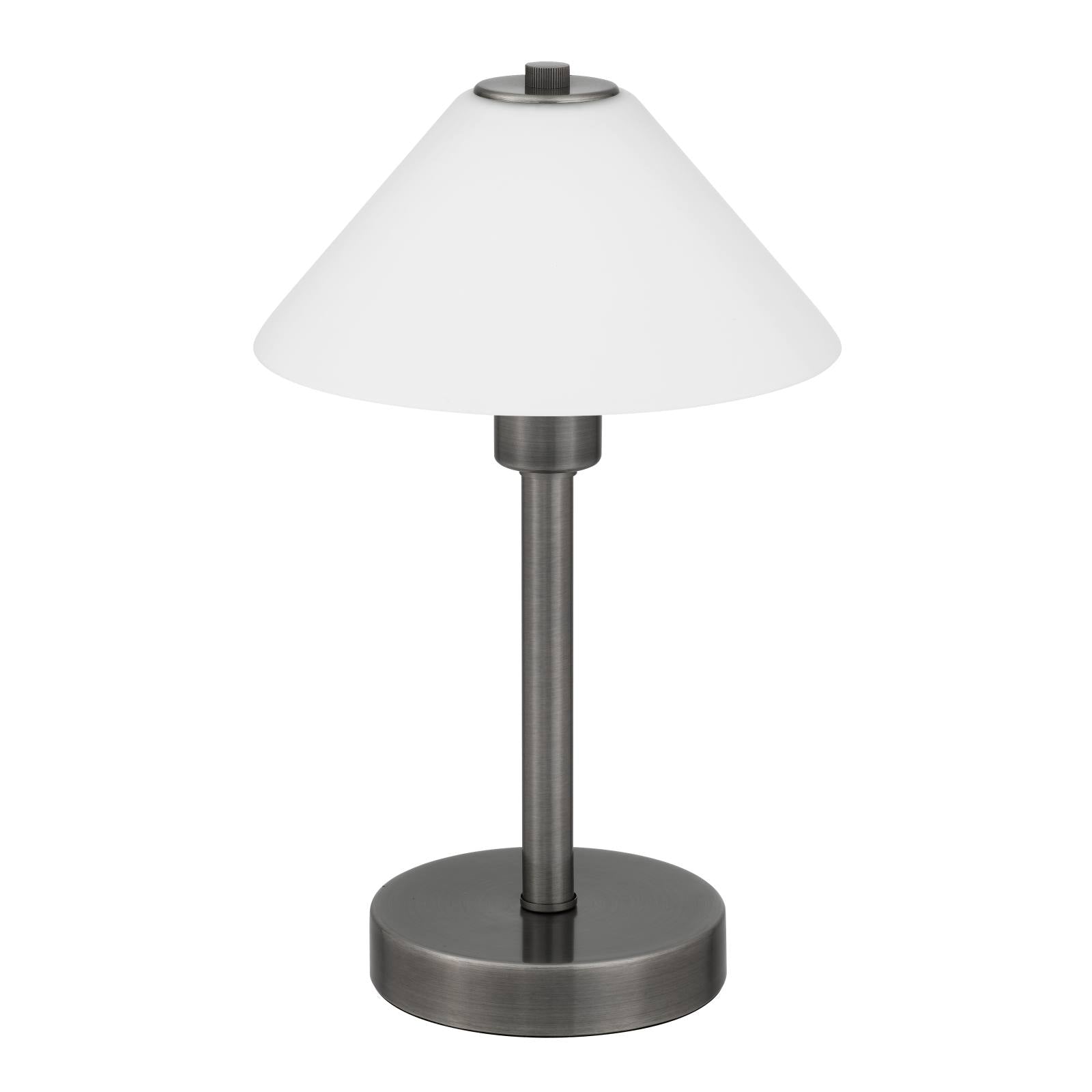 Ohio Table Lamp, Gun Metal