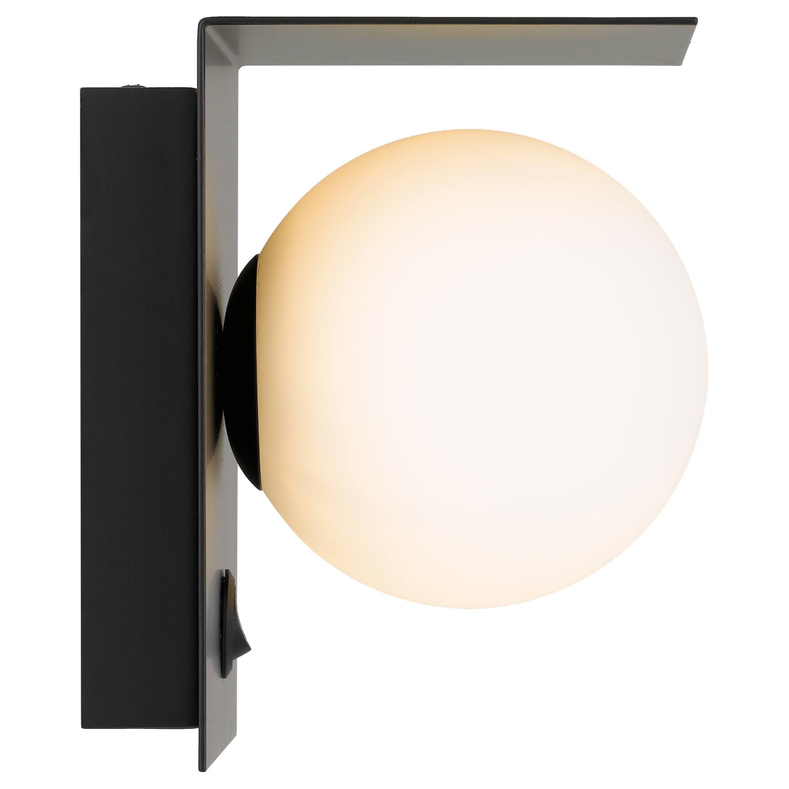 Olio 1 Light Wall, Black