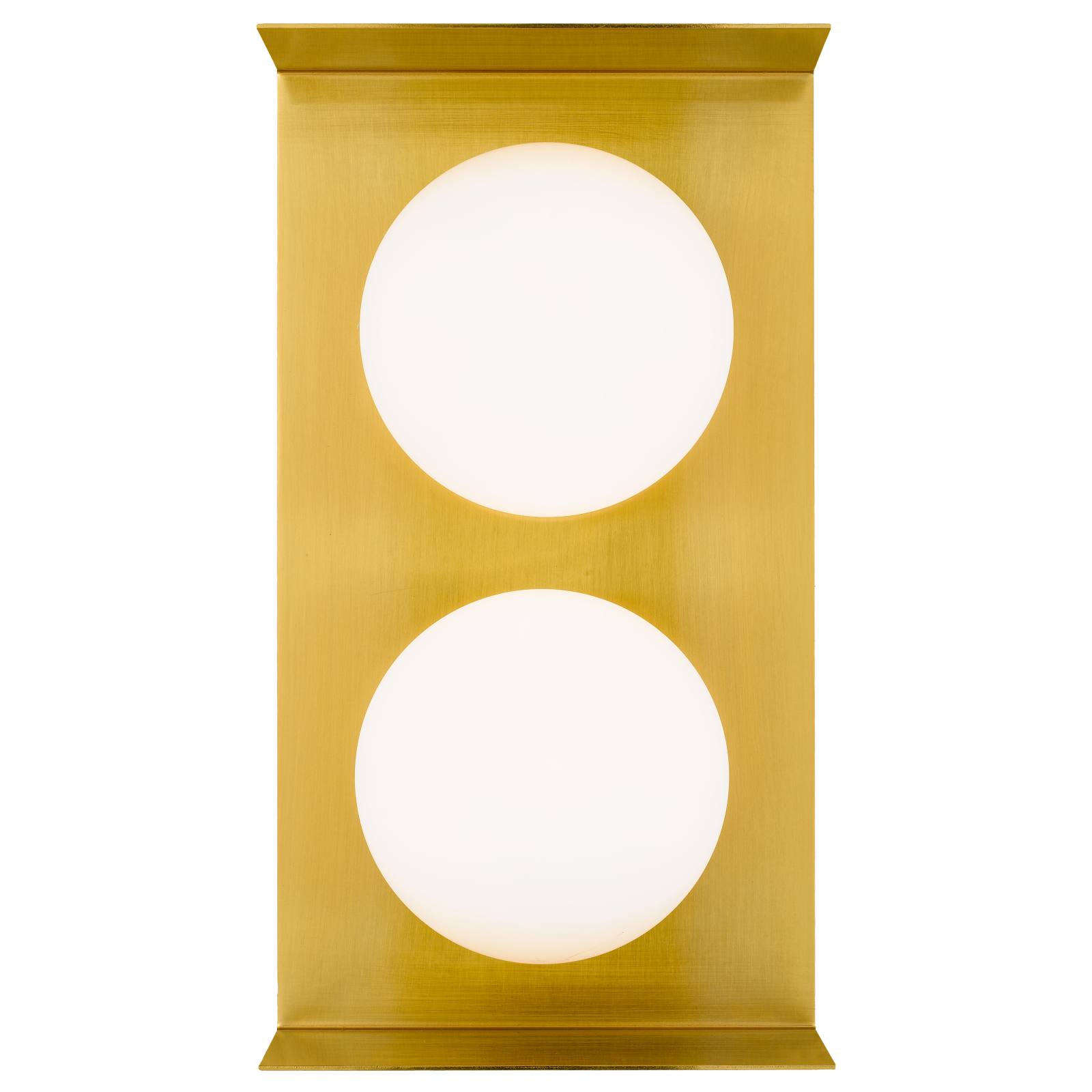 Olio 2 Light Wall, Antique Gold