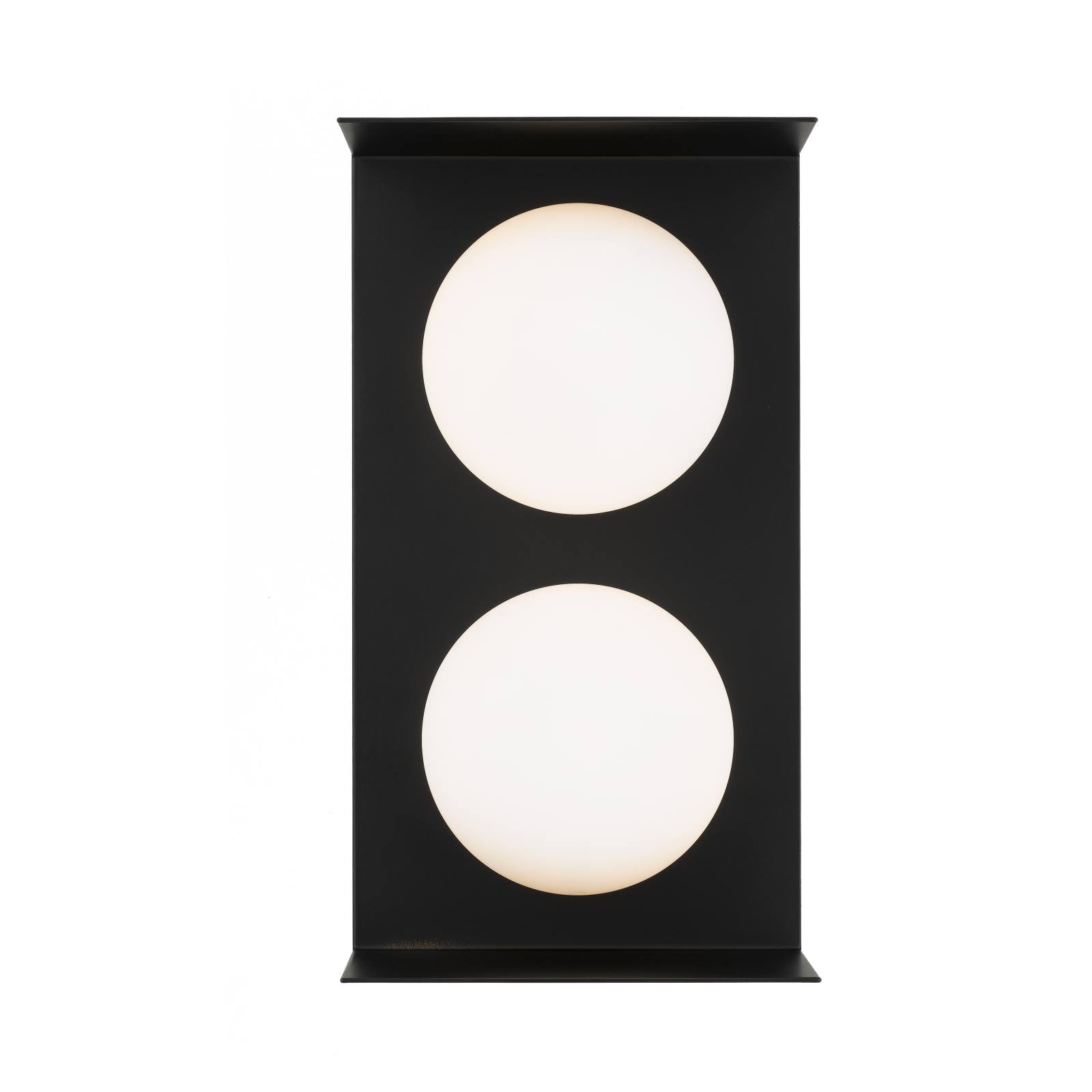 Olio 2 Light Wall, Black