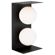 Olio 2 Light Wall, Black