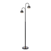 Oneta 2 Lights Floor Lamp, Black