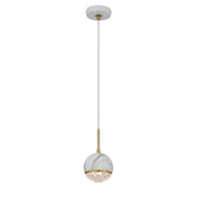 Oneta 1 Pendant, White Marble