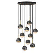 Oneta 10 Pendant, Black Marble