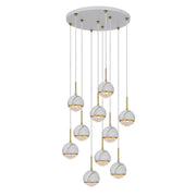 Oneta 10 Pendant, White Marble