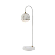 Oneta Table Lamp, White Marble