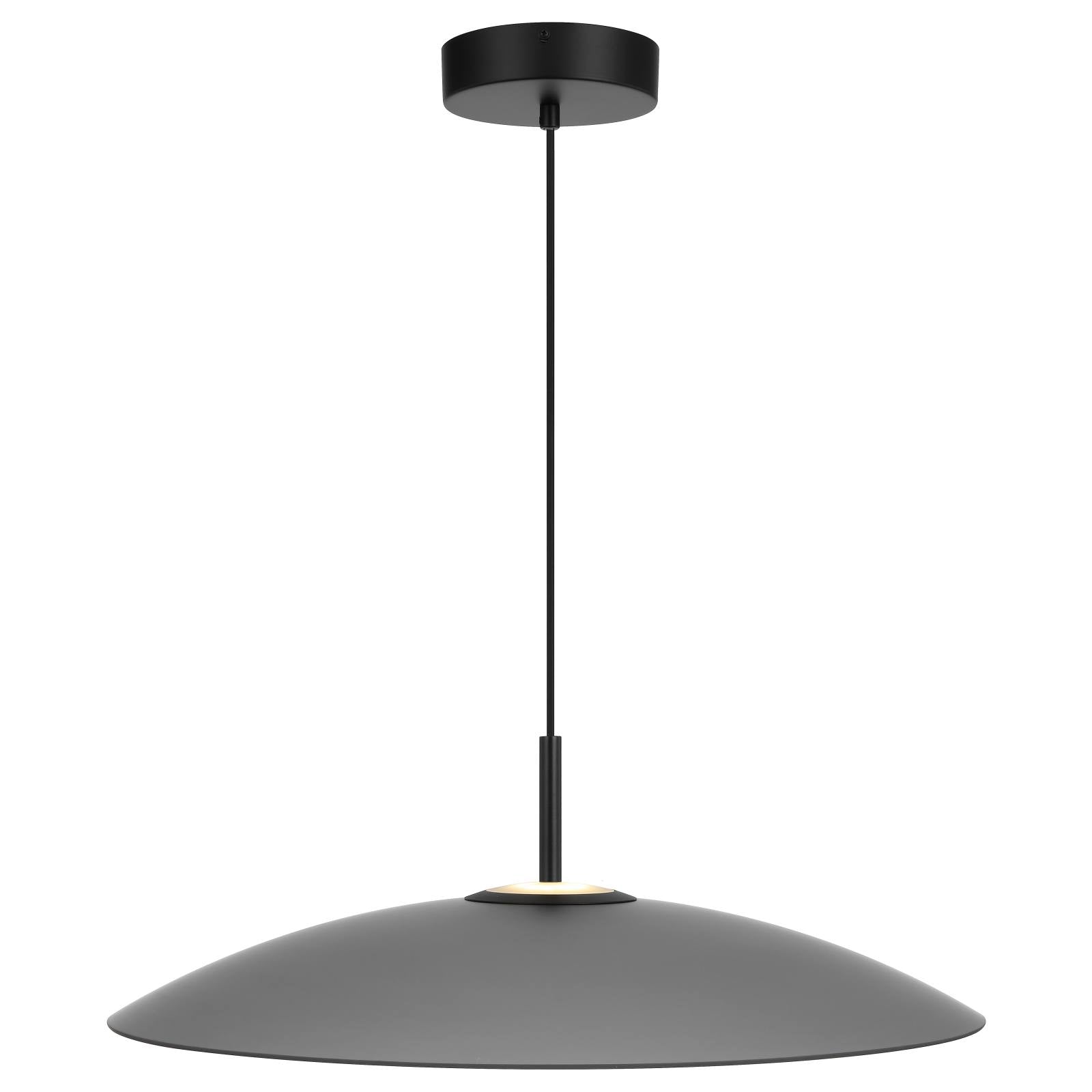 Orilla Pendant Non-Dim, Smoke Glass