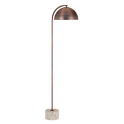 Ortez Floor Lamp, Bronze, White Terrazzo