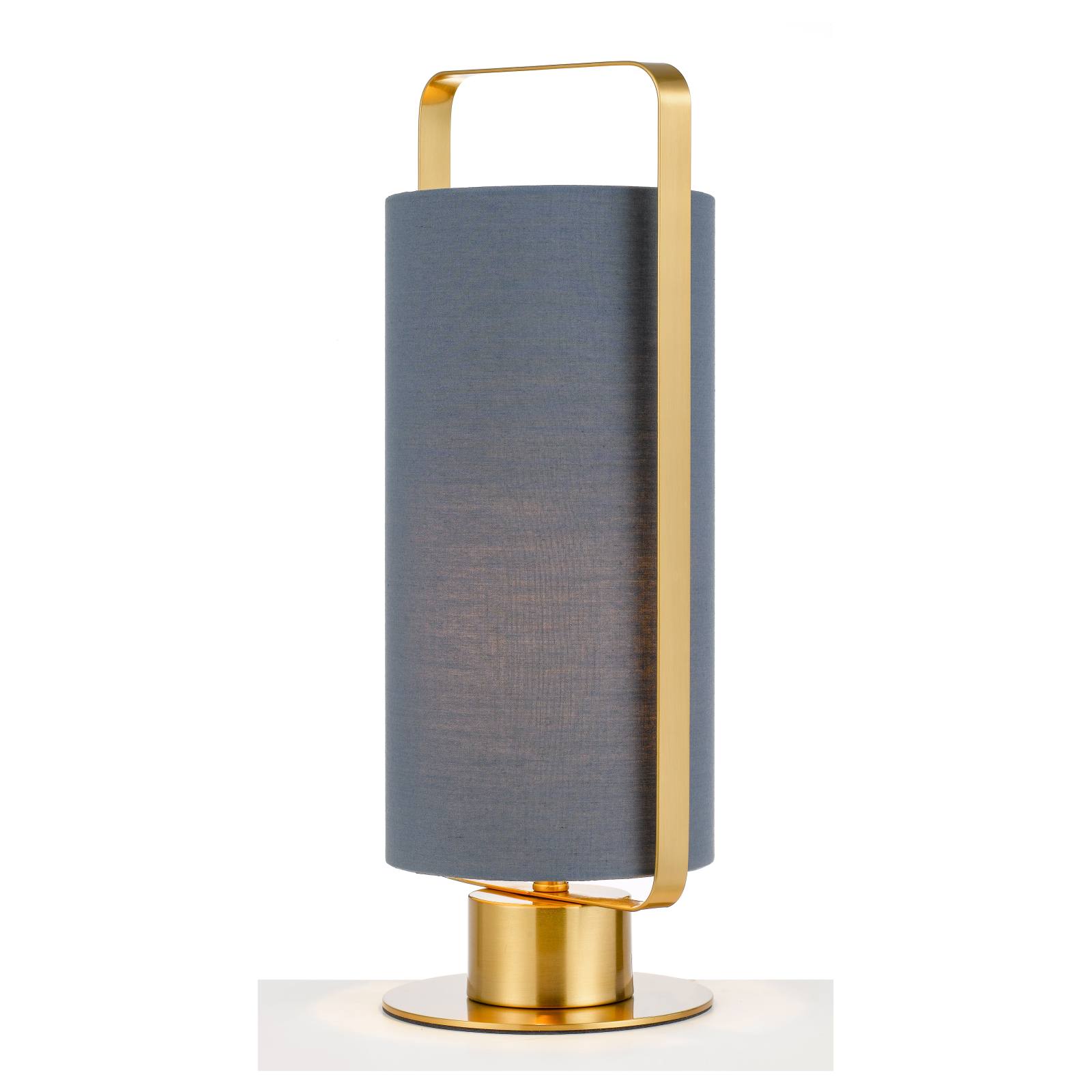 Orwel Table Lamp, Blue, Antique Gold
