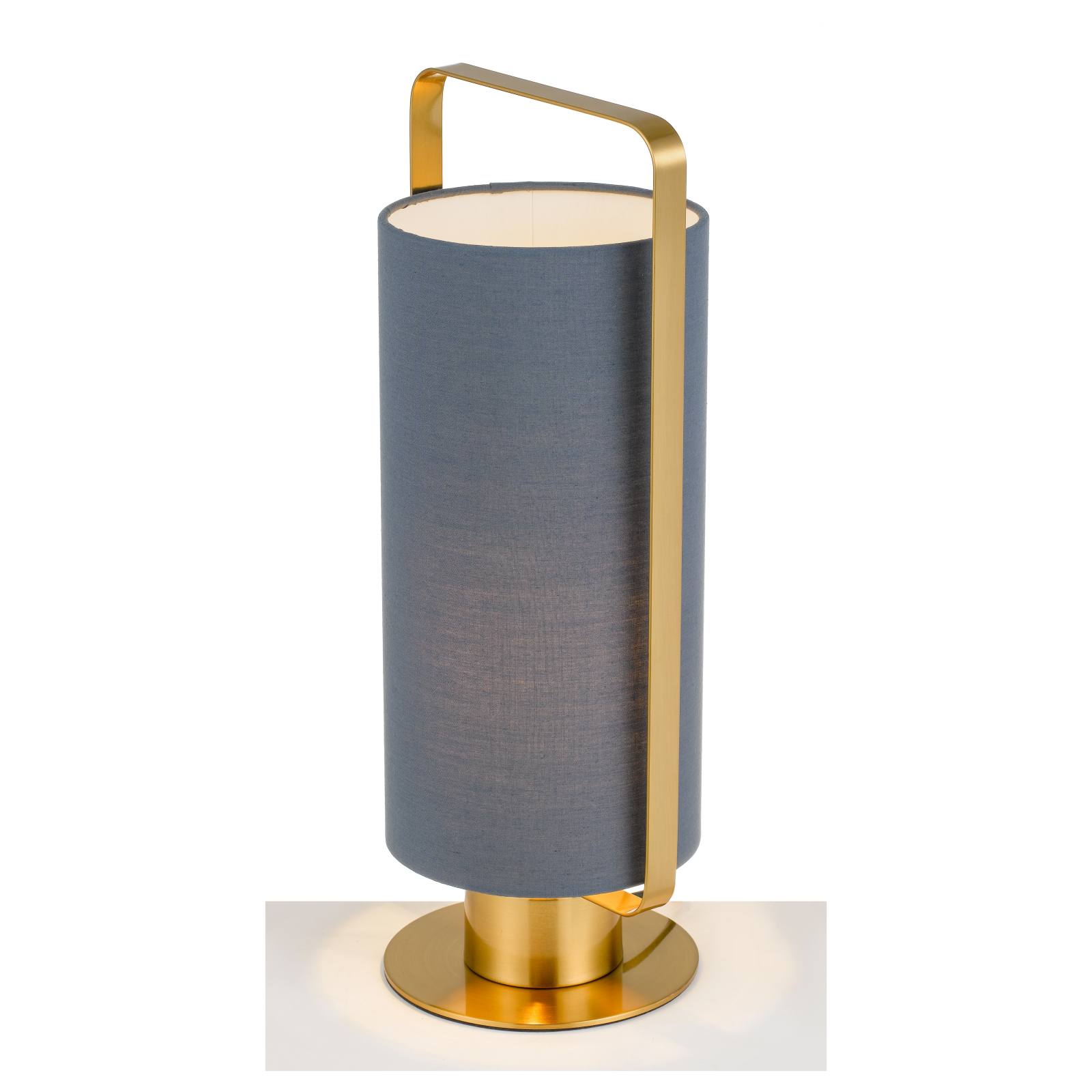 Orwel Table Lamp, Blue, Antique Gold