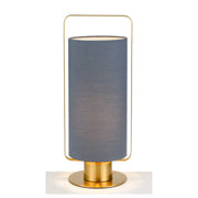 Orwel Table Lamp, Blue, Antique Gold