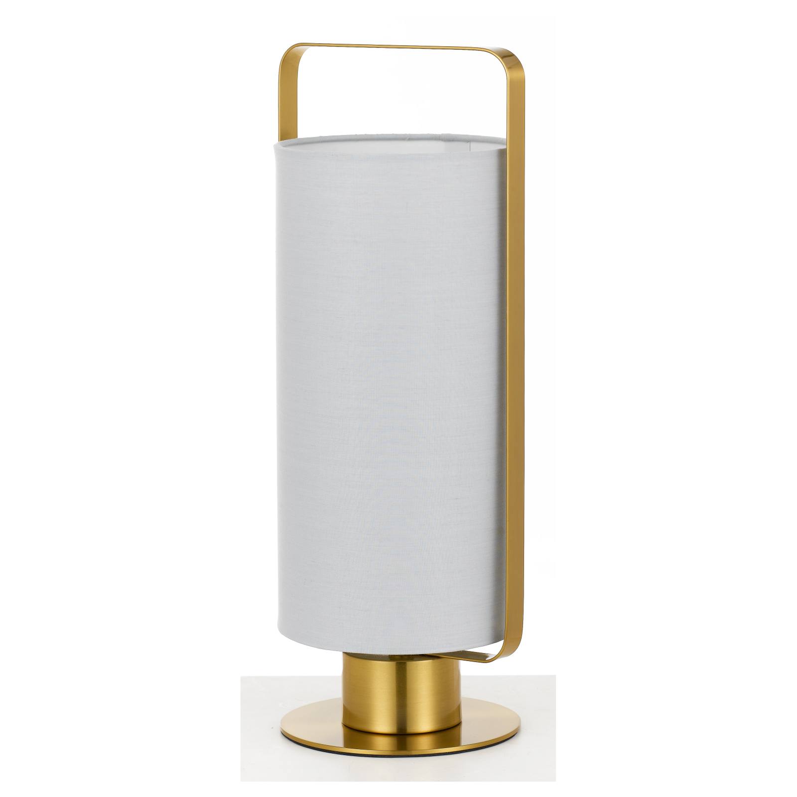 Orwel Table Lamp, Grey, Antique Gold