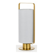 Orwel Table Lamp, Grey, Antique Gold