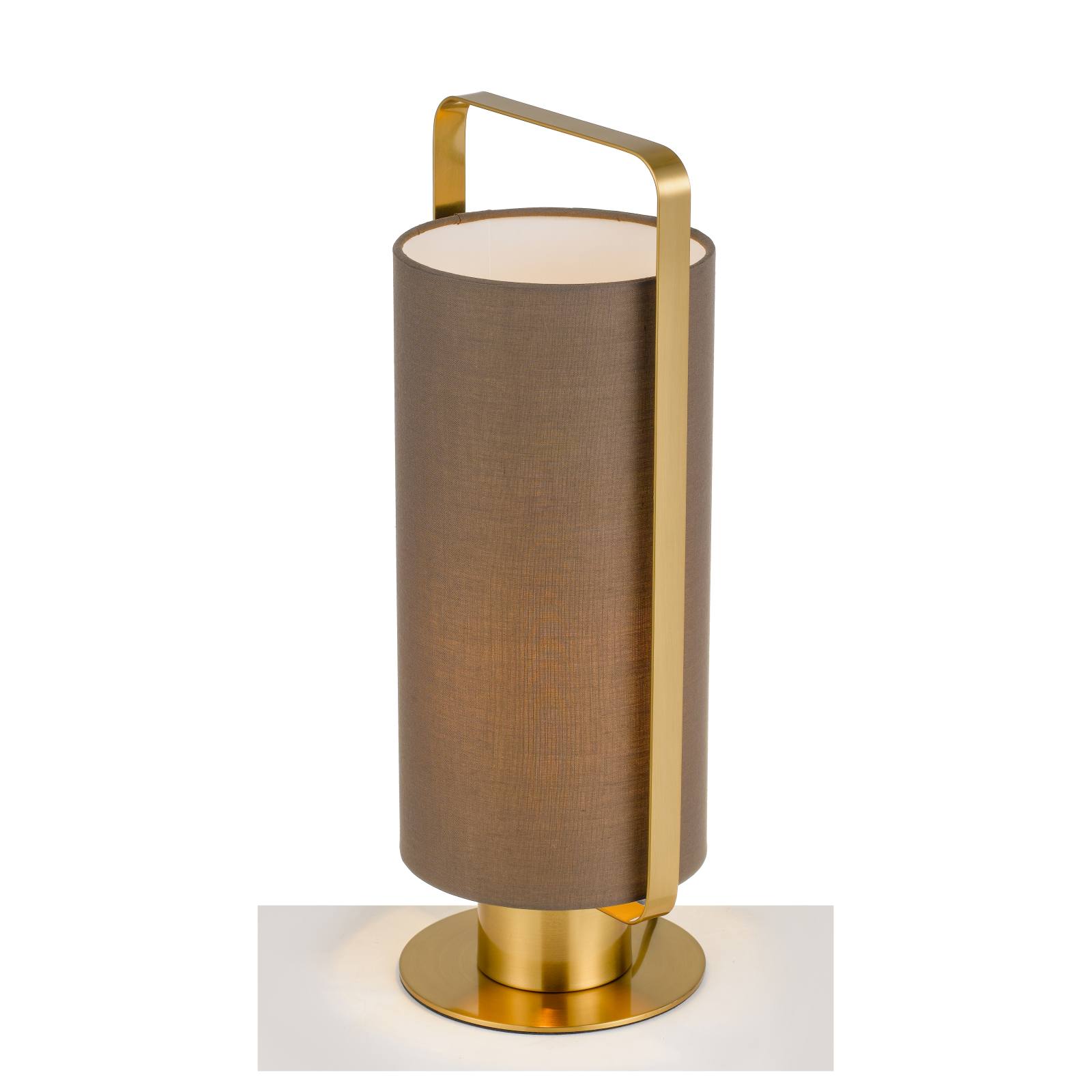 Orwel Table Lamp, Mocca, Antique Gold