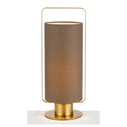 Orwel Table Lamp, Mocca, Antique Gold