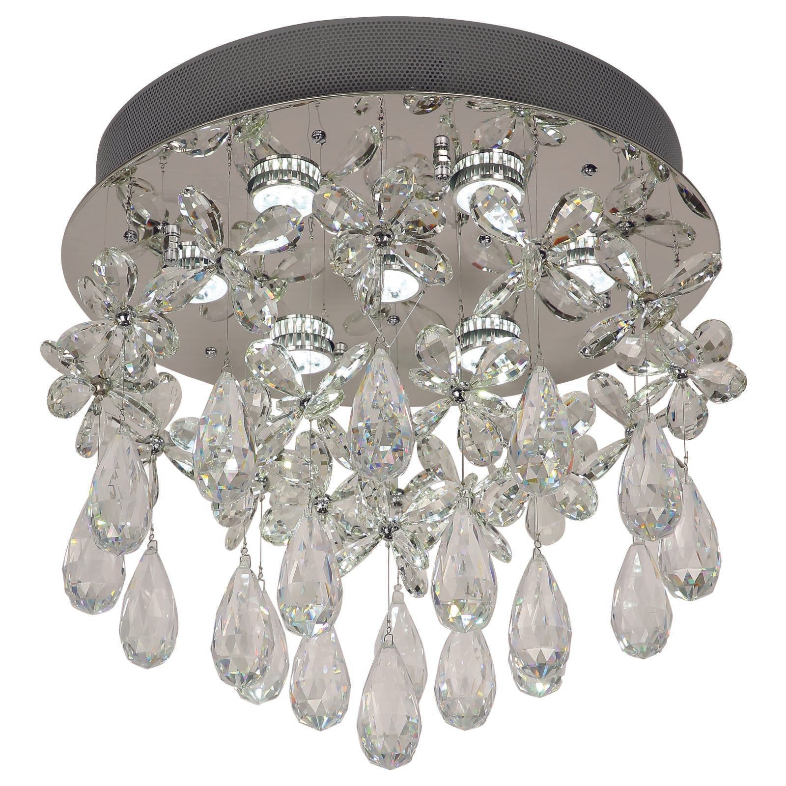 Paradis 45cm CTC, Clear Glass, Chrome