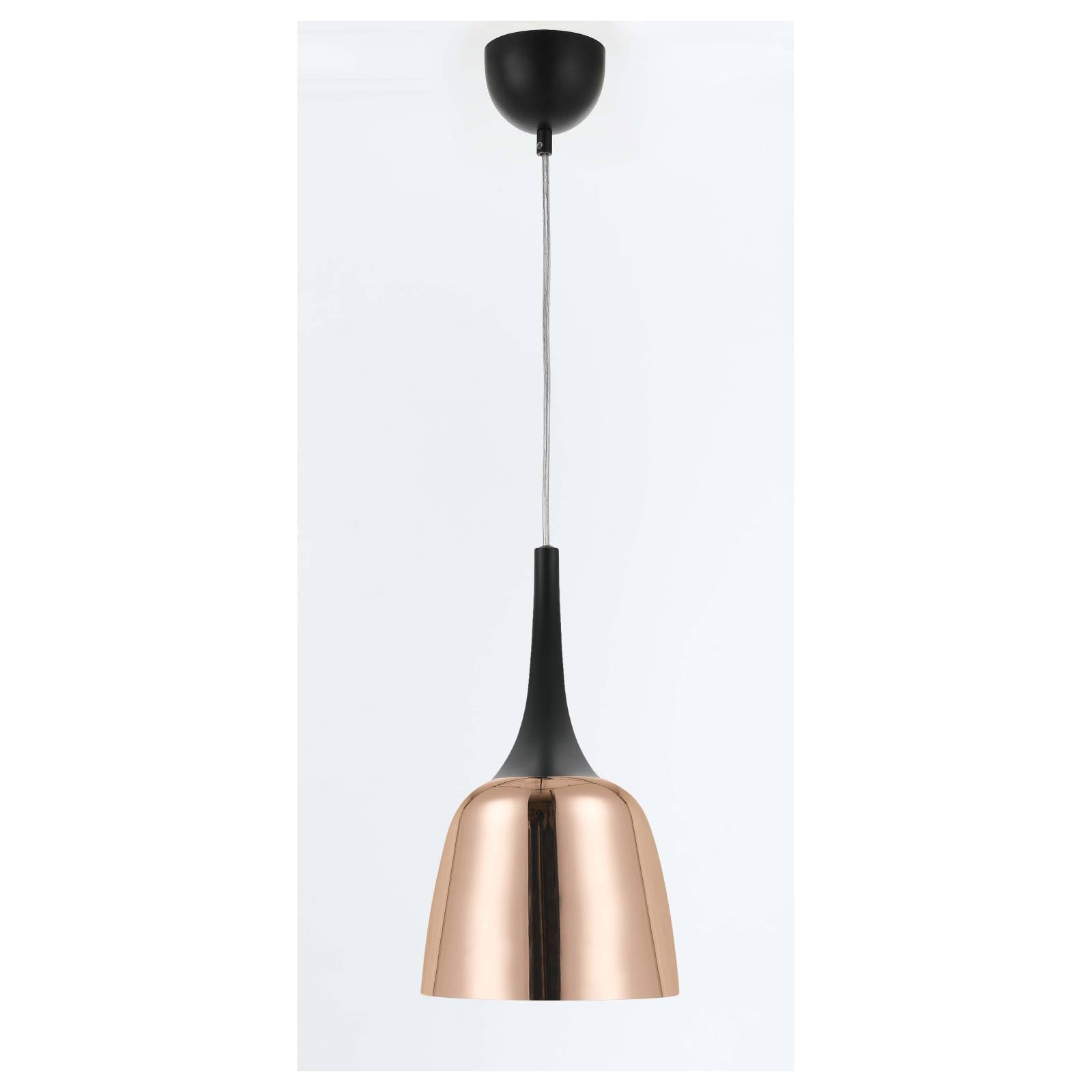 Polk 20cm Pendant, Copper, Black