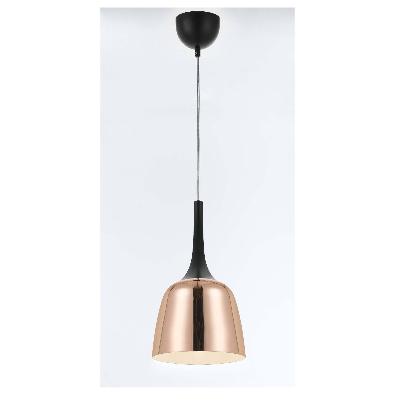Polk 20cm Pendant, Copper, Black