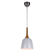 Polk 20cm Pendant, White, Oak