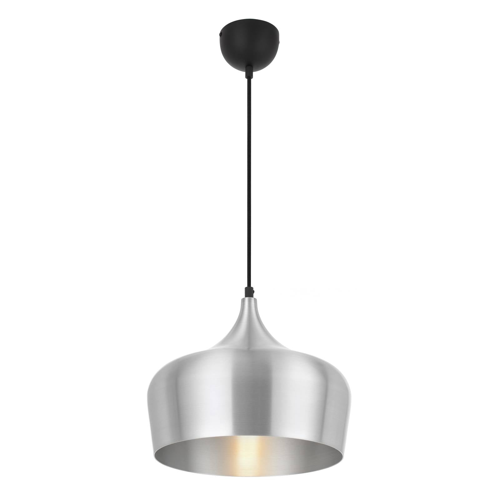 Polk 30cm Pendant Light, Black, Aluminium