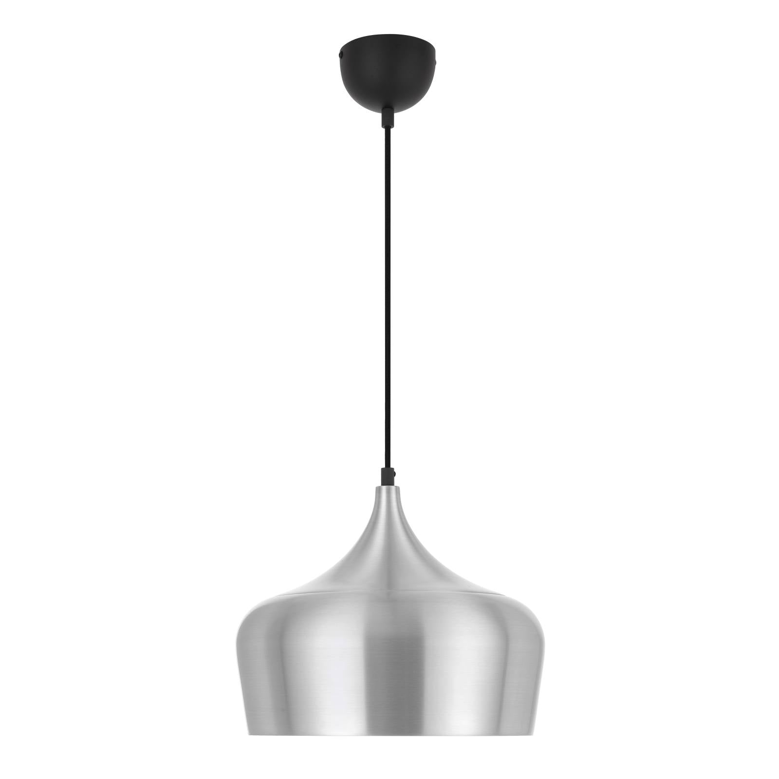 Polk 30cm Pendant Light, Black, Aluminium
