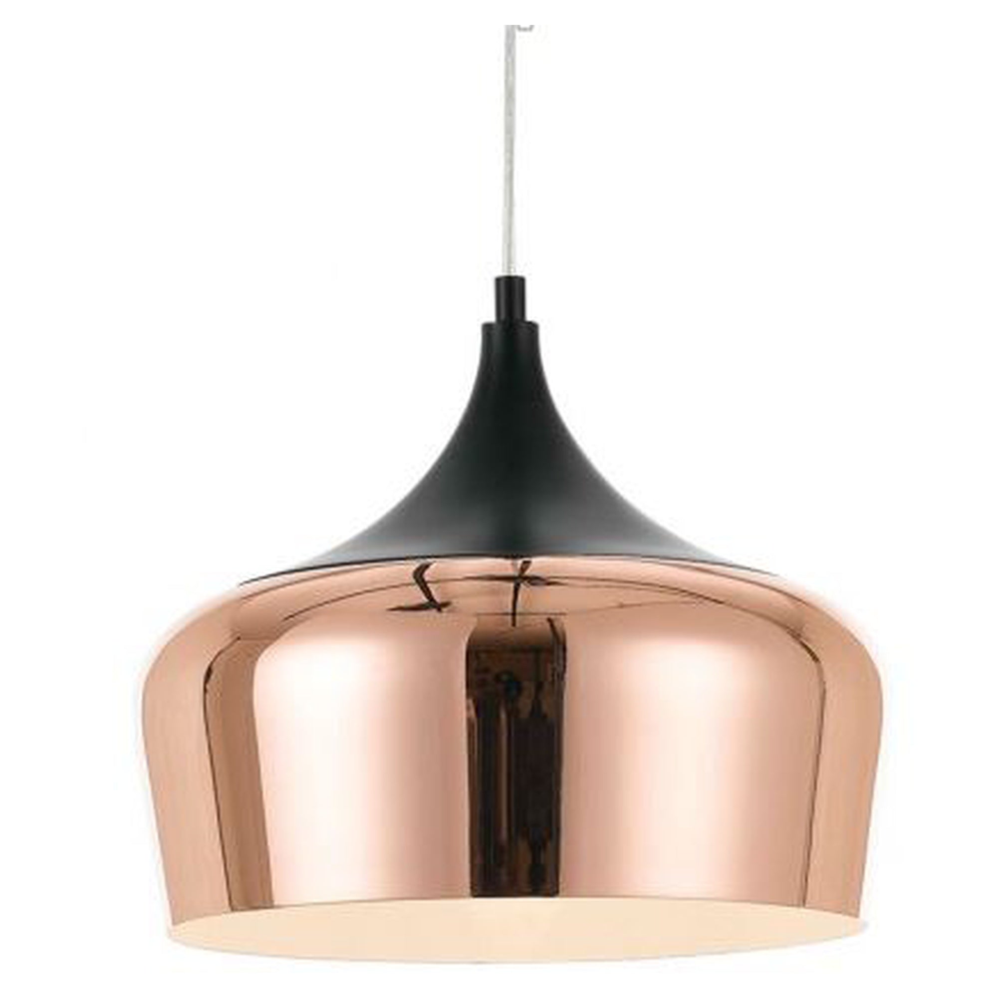 Polk 30cm Pendant Light, Copper, Black