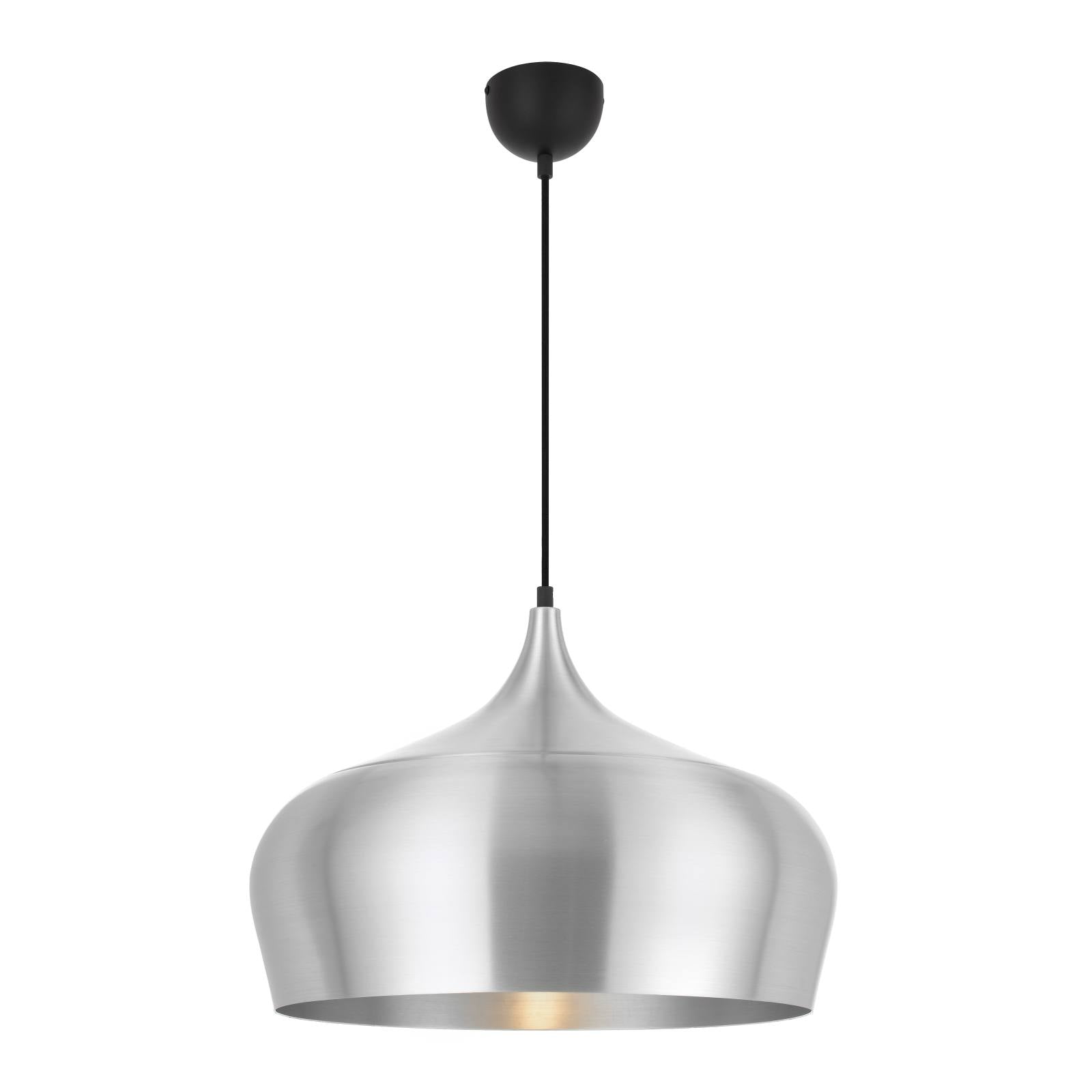Polk 45cm Pendant Light, Black, Aluminium