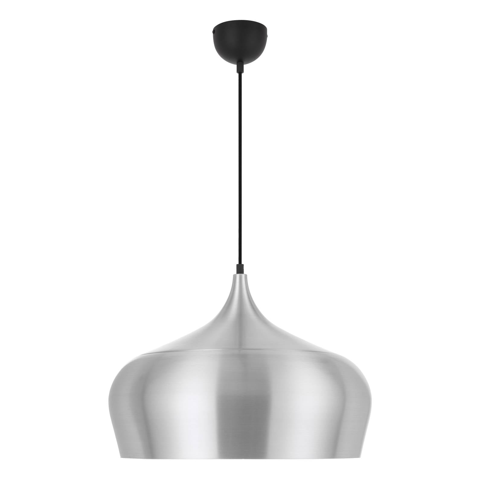 Polk 45cm Pendant Light, Black, Aluminium