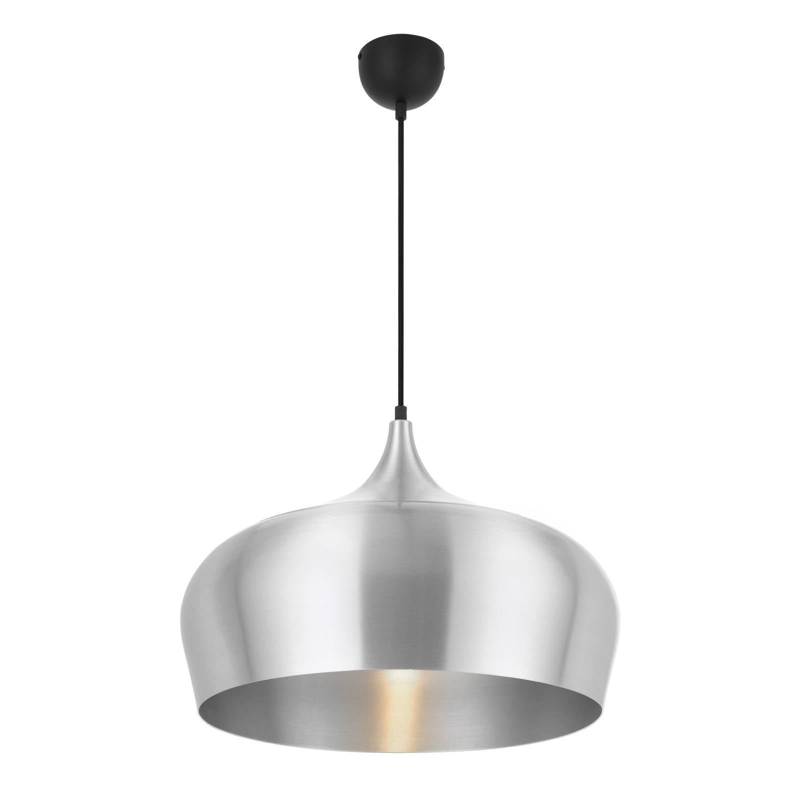Polk 45cm Pendant Light, Black, Aluminium