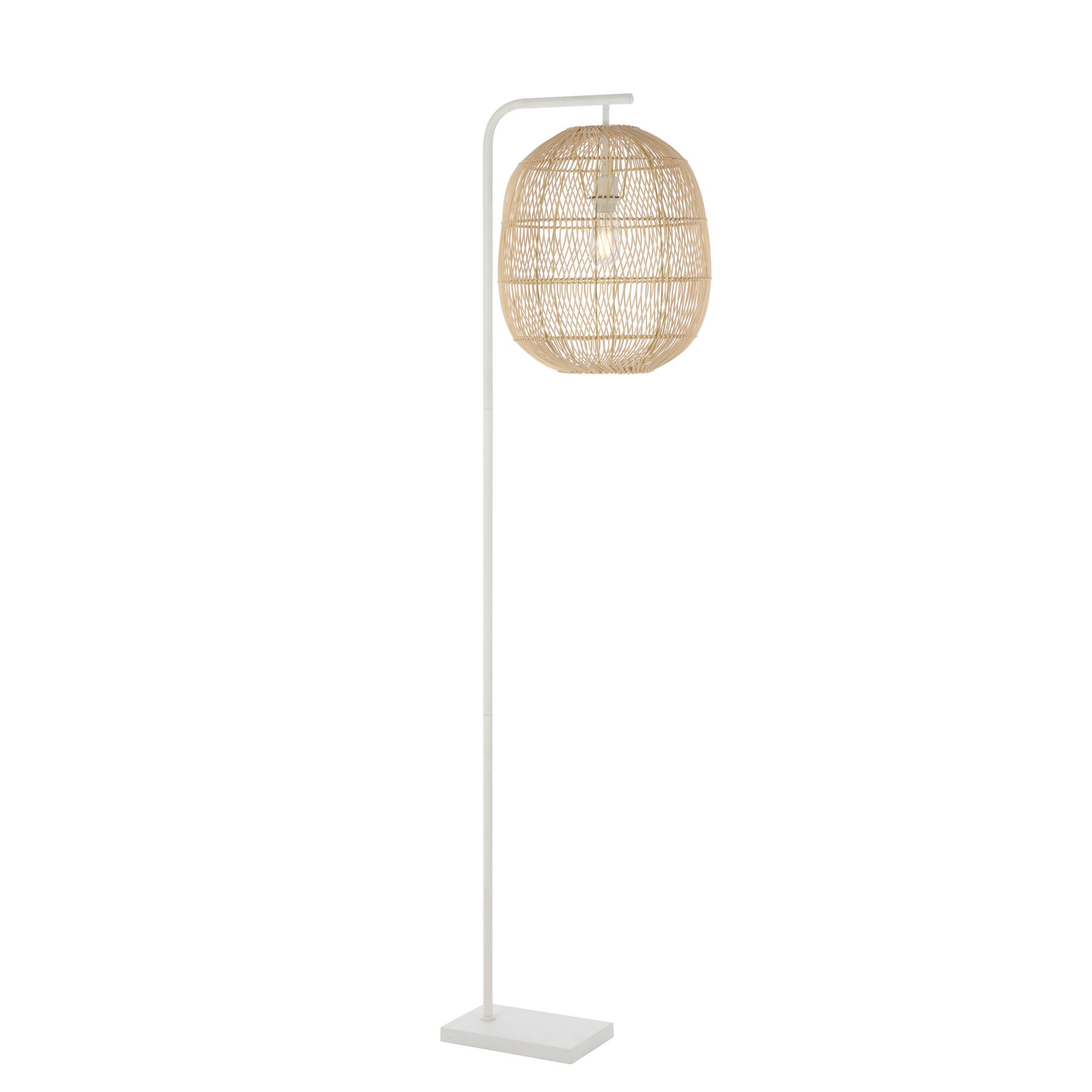 Rana 40 Floor Lamp, Natural White