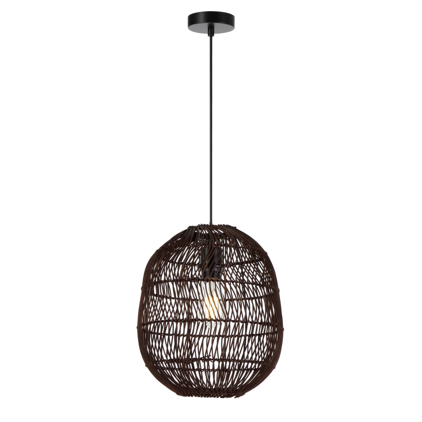 Rana 30 Pendant, Brown Black