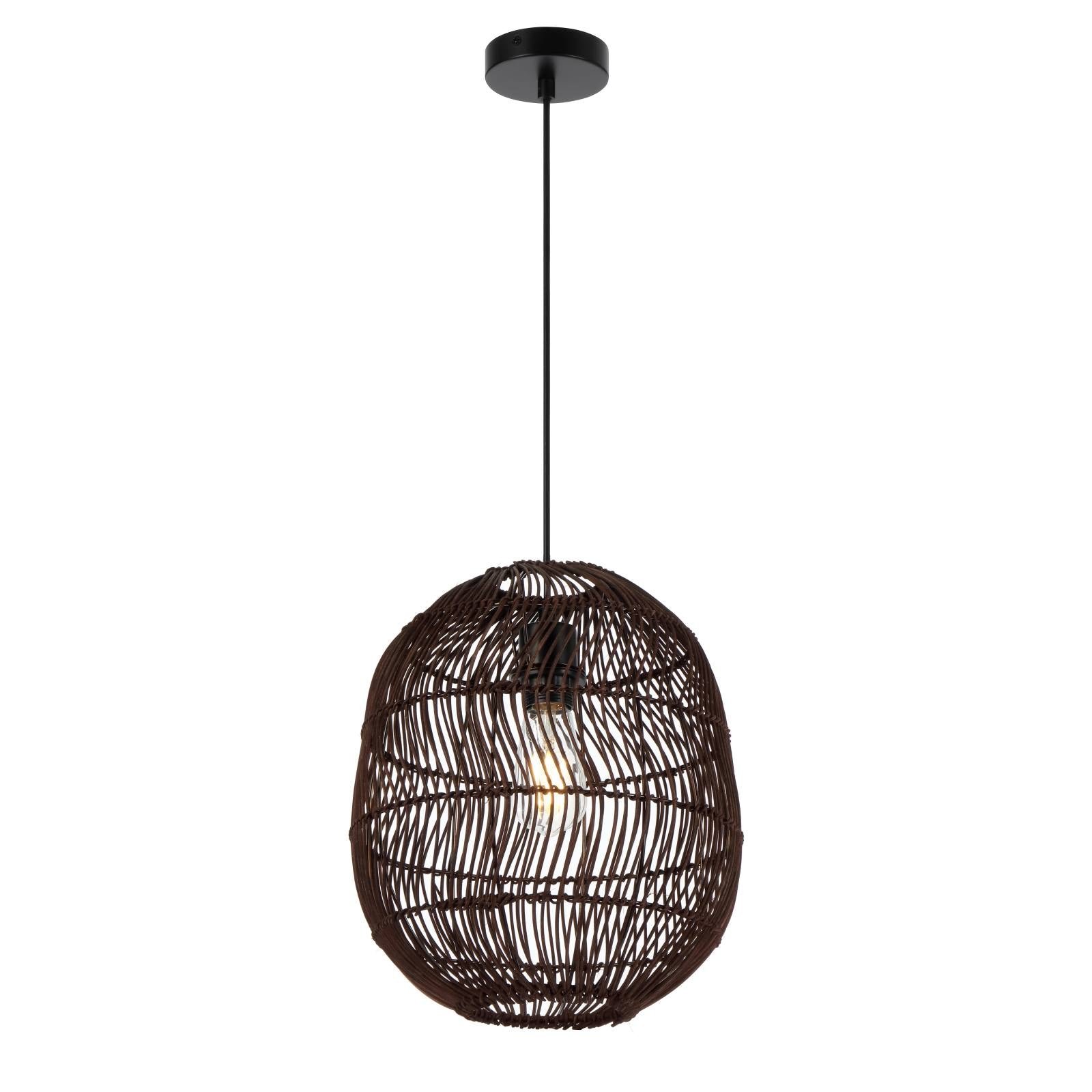 Rana 30 Pendant, Brown Black