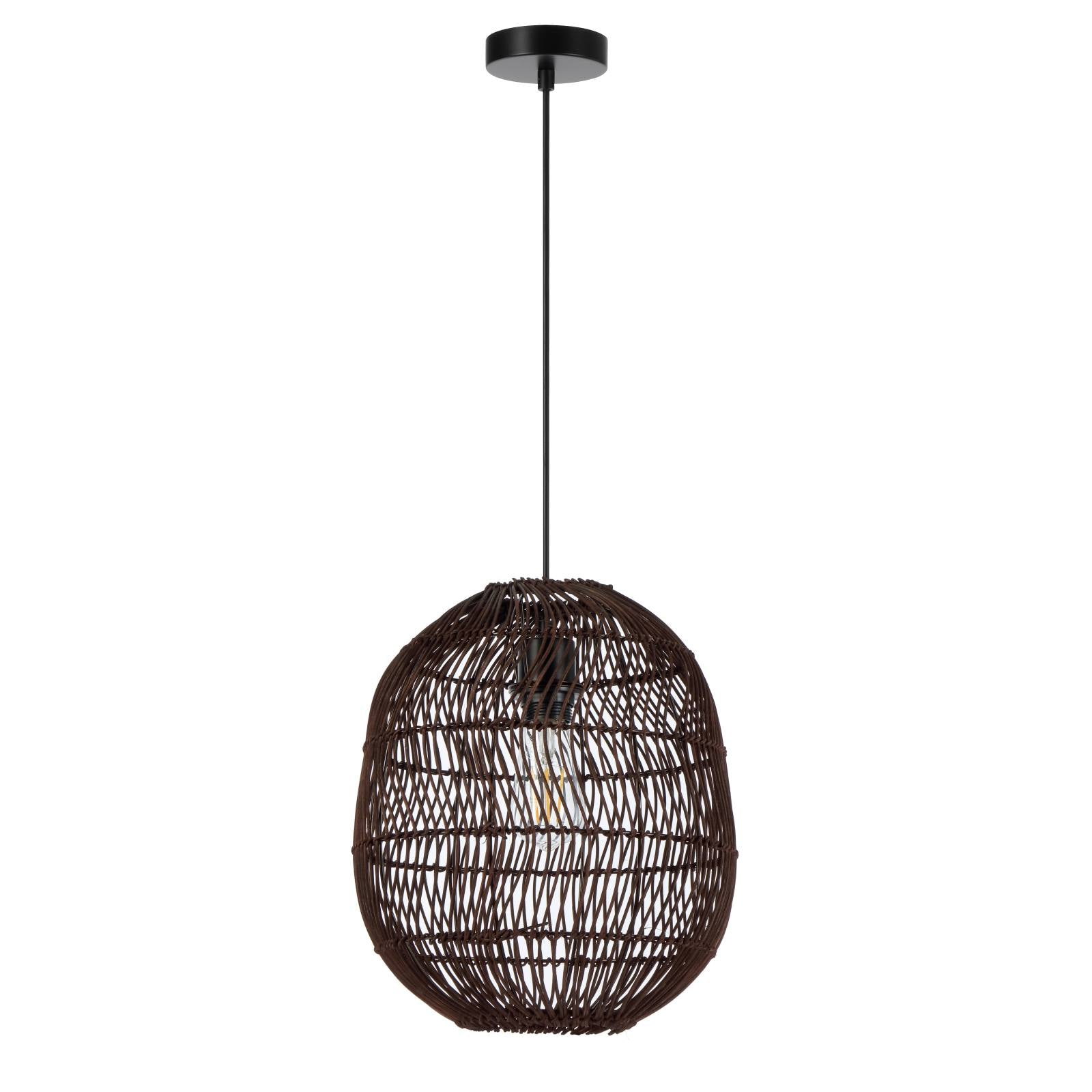 Rana 30 Pendant, Brown Black