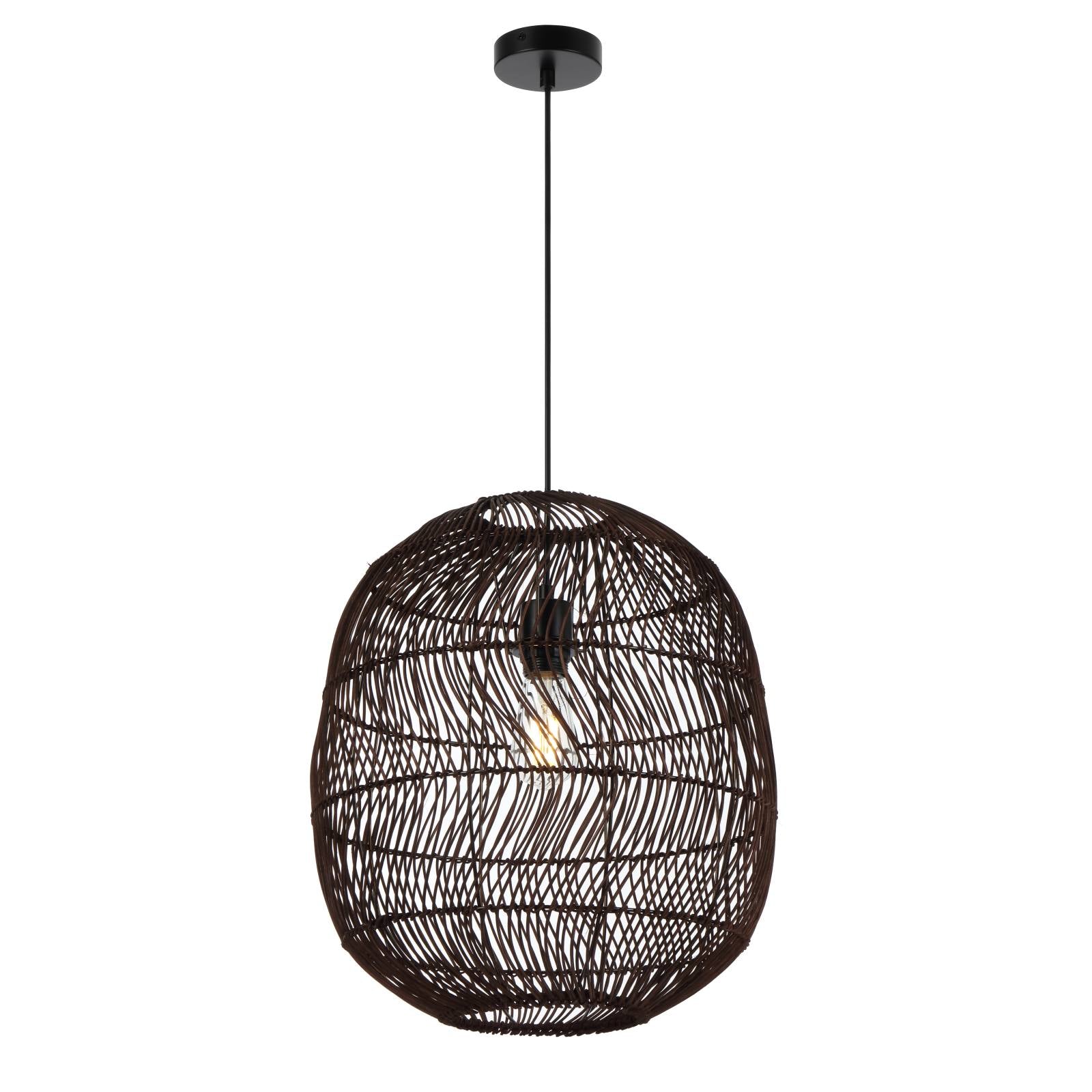 Rana 40 Pendant, Black Brown