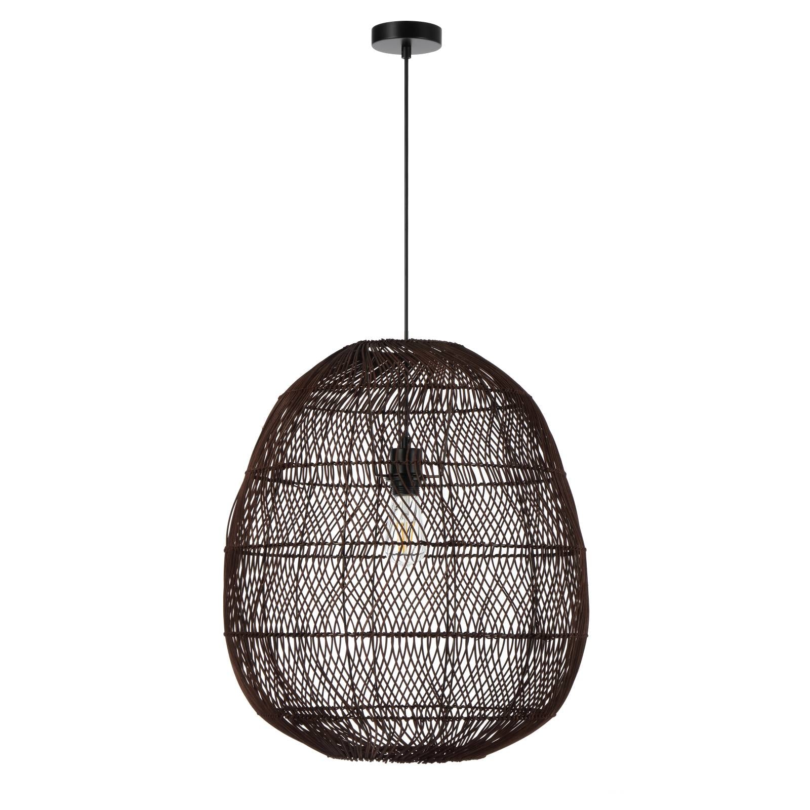 Rana 50 Pendant, Brown Black