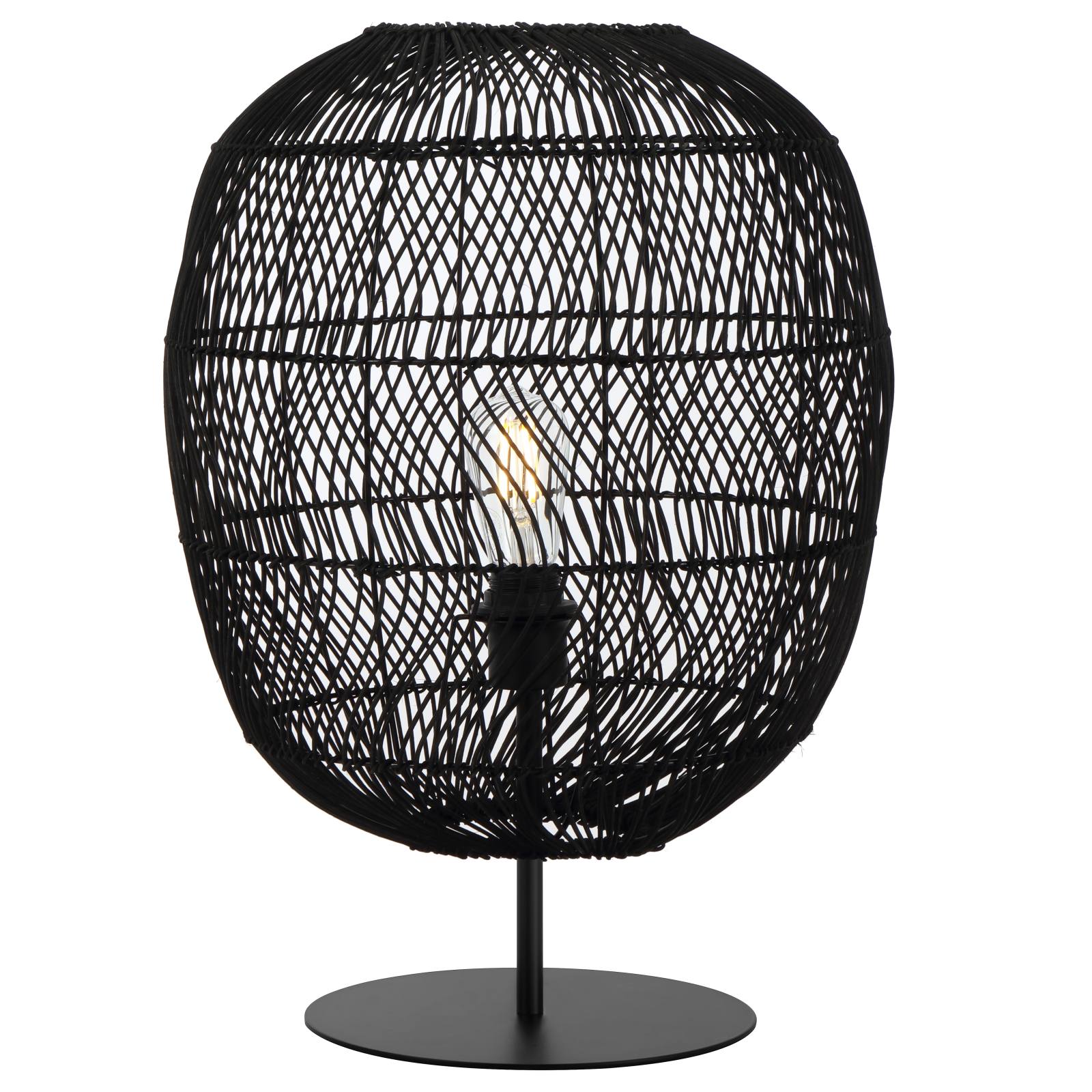Rana 40 Table Lamp, Black
