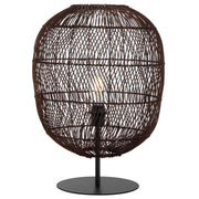 Rana 40 Table Lamp, Brown Black