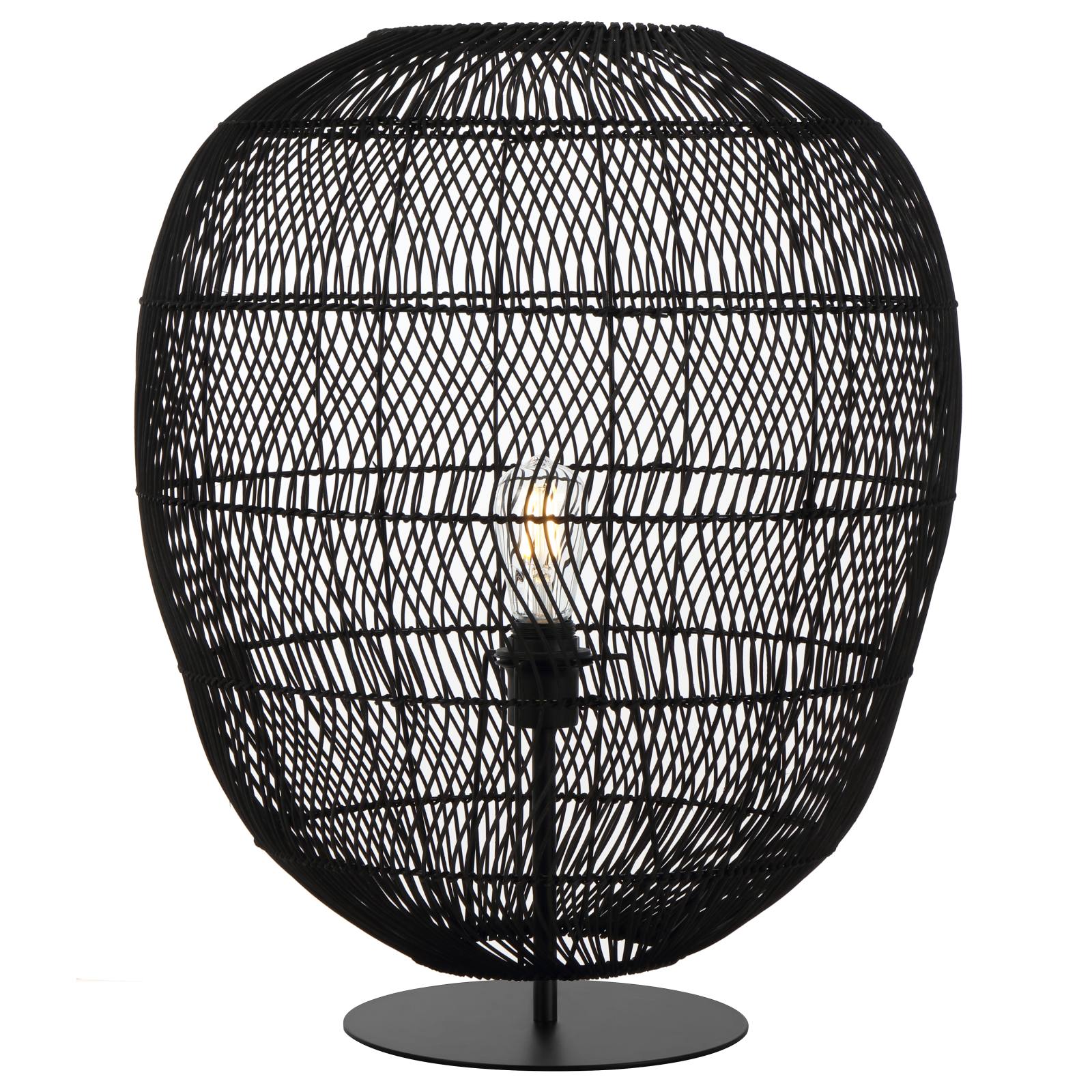 Rana 50 Table Lamp, Black