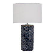Table Lamp, Blue, White