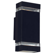 Roland 2 Exterior Wall Light, Black
