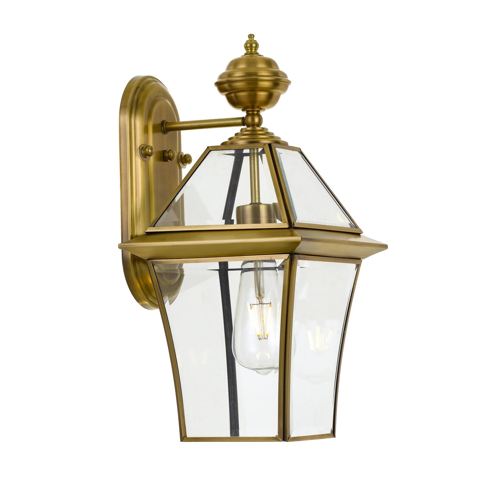 Rye 20 Exterior Wall Light Brass