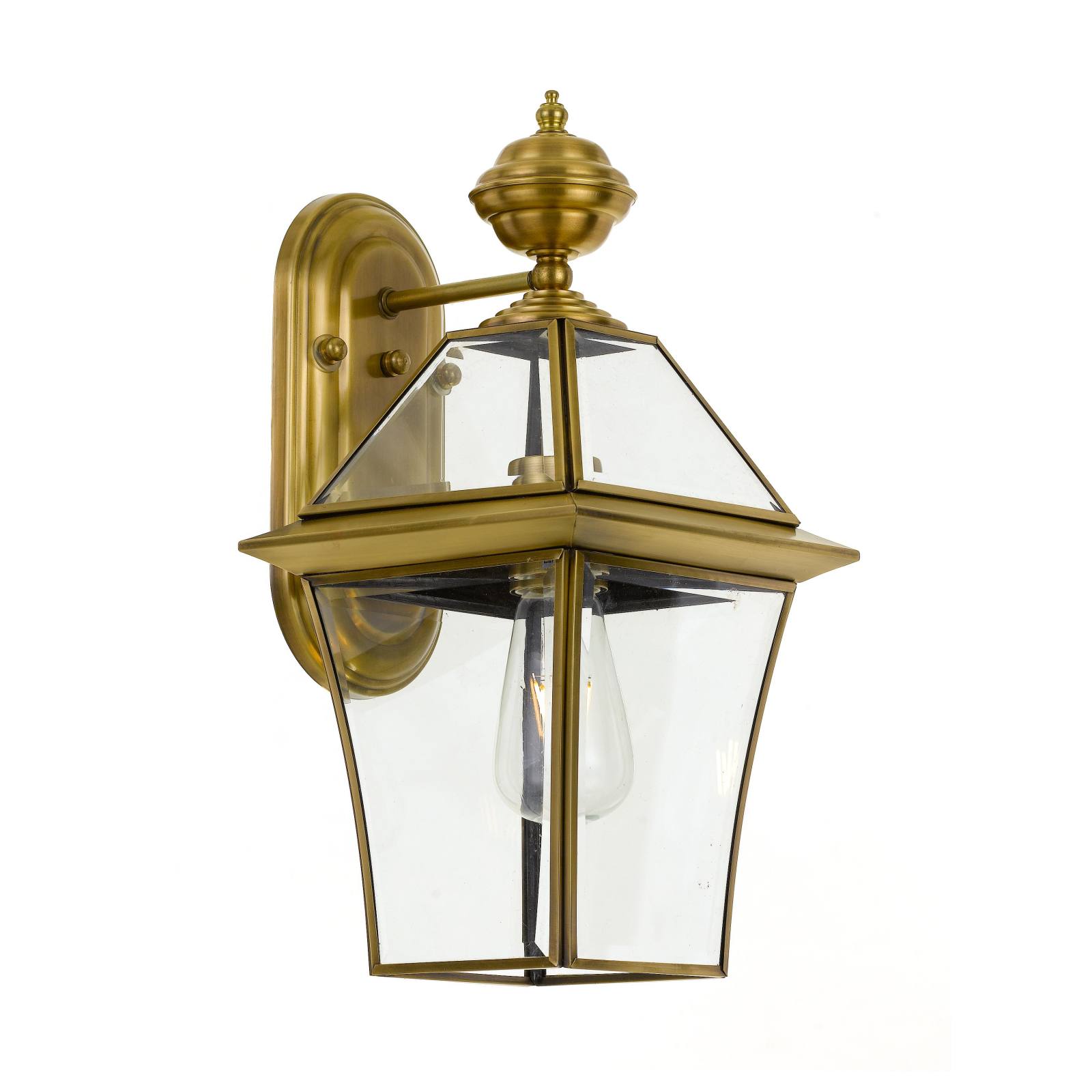Rye 20 Exterior Wall Light Brass