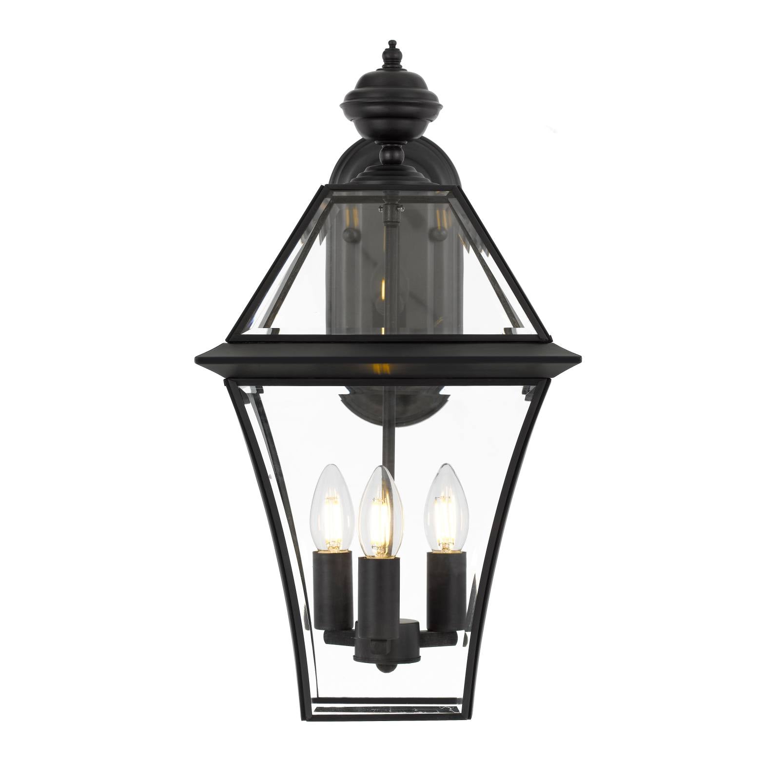 Rye 27 Exterior Wall Light, Black