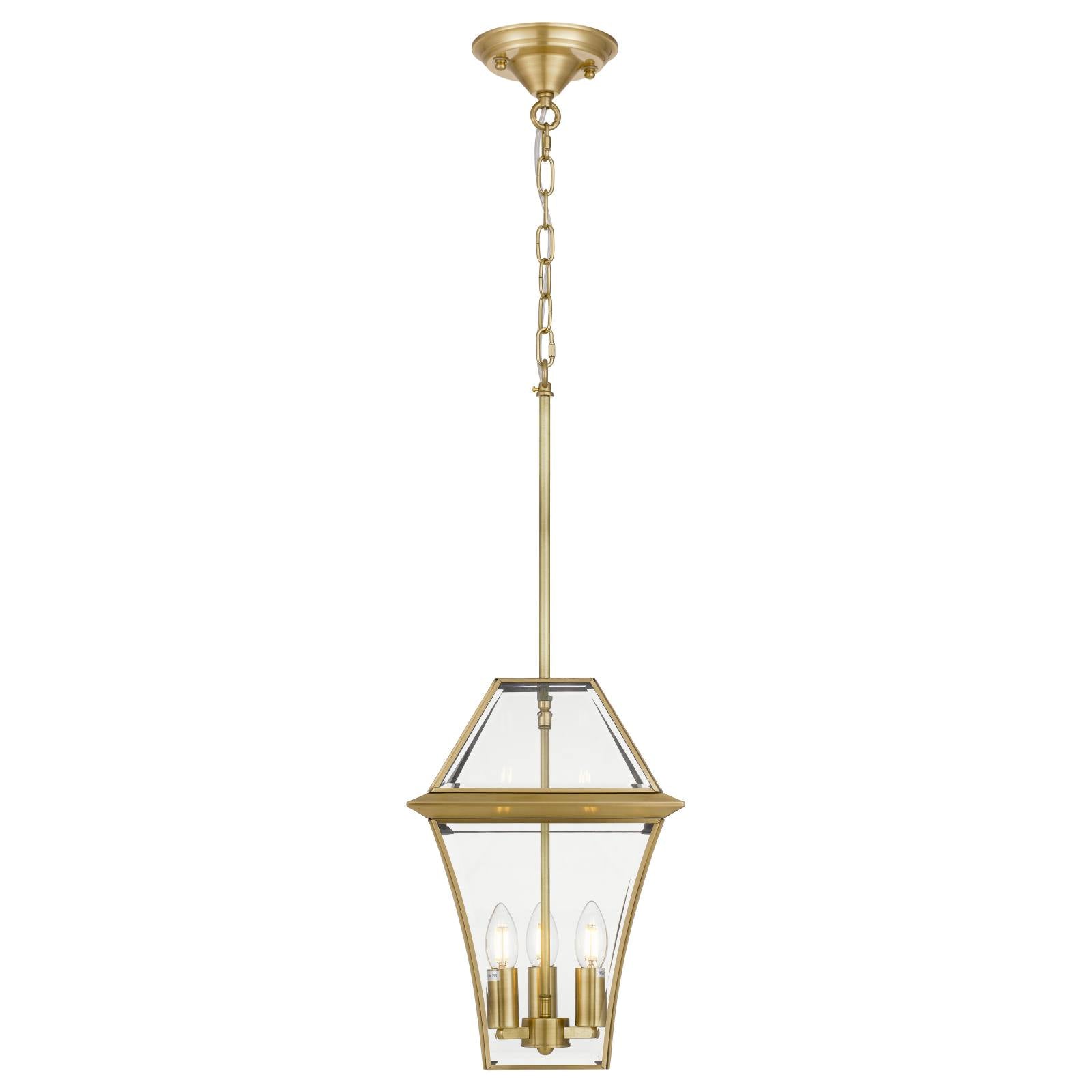 Rye 27 Pendant, Brass