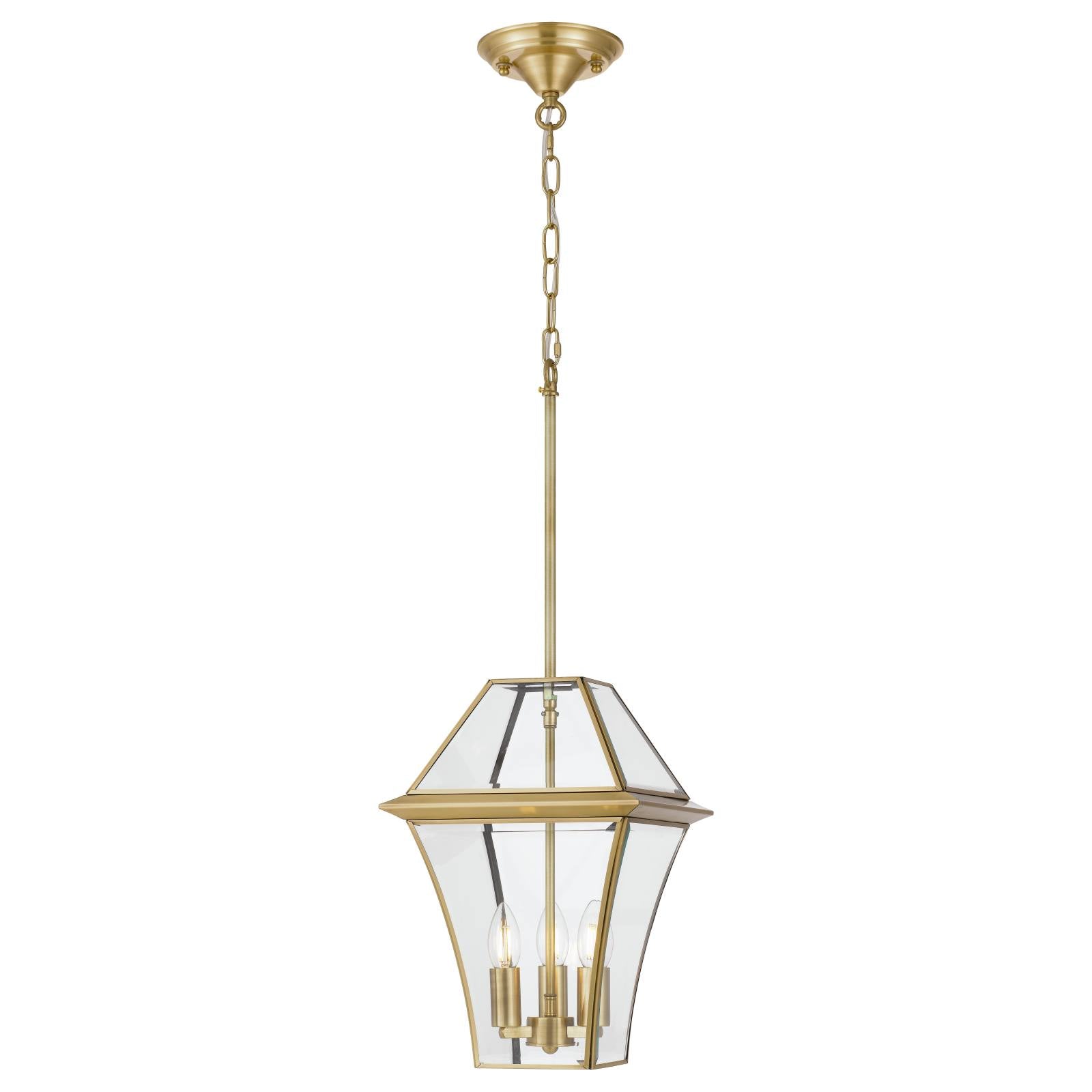 Rye 27 Pendant, Brass